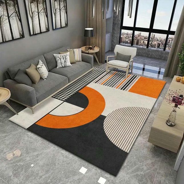 Modern Abstract Geometric Carpets for Indoor Non-Slip Home Decor Living Room Carpet Colorful Area Rug 1