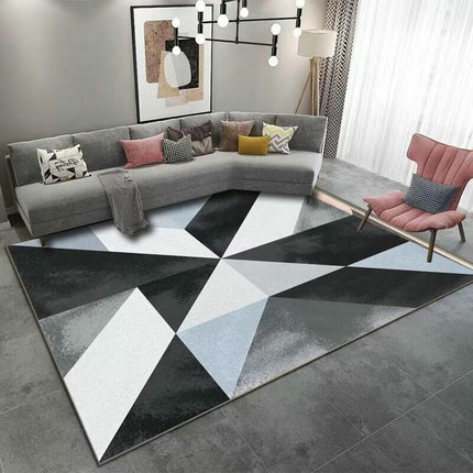 Rug Modern Indoor Area Rug, Geometric Carpet Living Room, Bedroom, Dining Room, and Kitchen 1