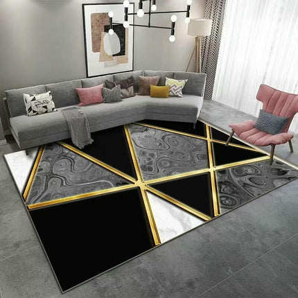 Rug Modern Indoor Area Rug, Geometric Carpet Living Room, Bedroom, Dining Room, and Kitchen 1