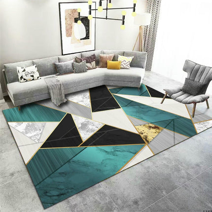 Rug Modern Indoor Area Rug, Geometric Carpet Living Room, Bedroom, Dining Room, and Kitchen 1