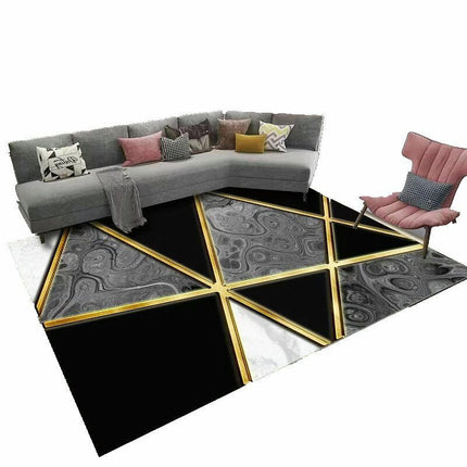 Rug Modern Indoor Area Rug, Geometric Carpet Living Room, Bedroom, Dining Room, and Kitchen 1