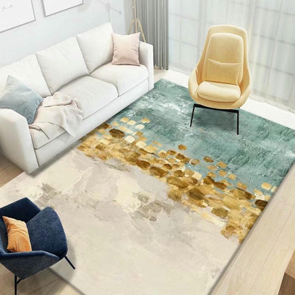 Modern Abstract Area Rug Rugs for Living Room Bedroom-Carpet Machine Washable Rugs Contemporary
