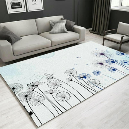 Modern Home Decor Indoor Non-Slip Rug,Leaves Living Room Area Rug, Carpet for Bedroom