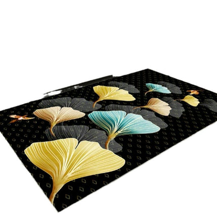 Modern Home Decor Indoor Non-Slip Rug,Leaves Living Room Area Rug, Carpet for Bedroom