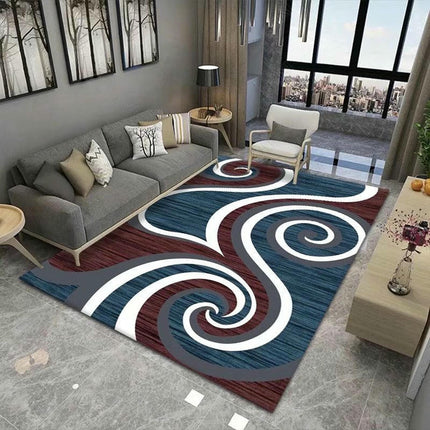 Geometric Large Area Rugs Modern Abstract Carpet for Living Room Home Decor Indoor Non-Slip Rug