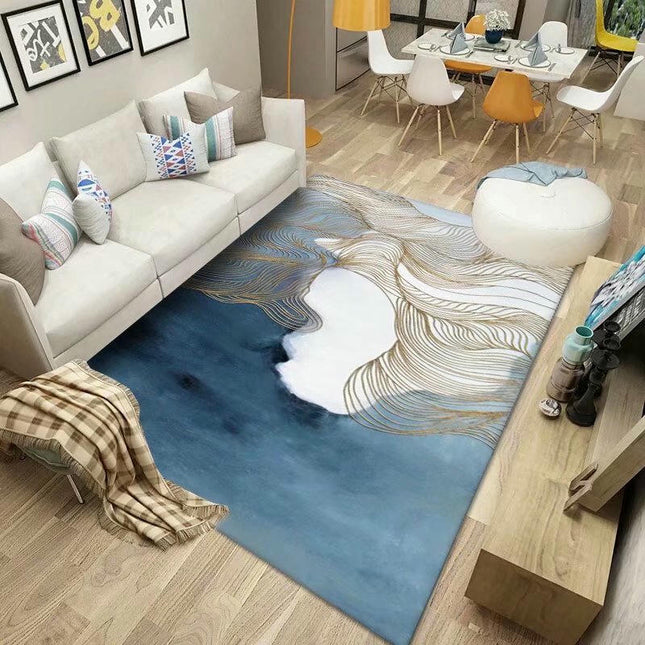 Geometric Large Area Rugs Modern Abstract Carpet for Living Room Home Decor Indoor Non-Slip Rug 1