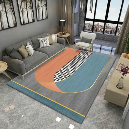 Geometric Large Area Rugs Modern Abstract Carpet for Living Room Home Decor Indoor Non-Slip Rug
