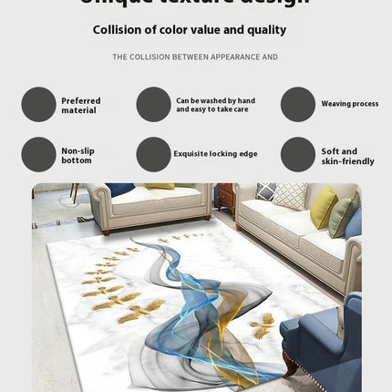 Geometric Large Area Rugs Modern Abstract Carpet for Living Room Home Decor Indoor Non-Slip Rug