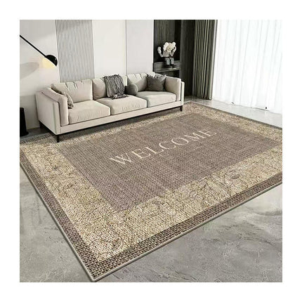 Washable Rug for Living Room Checkered Area Rugs, Indoor Outdoor Carpet,Geometric Non Slip Carpet