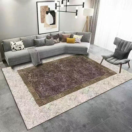Light Luxury Large Area Rugs for Living Room Abstract Carpets Modern Washable Carpet