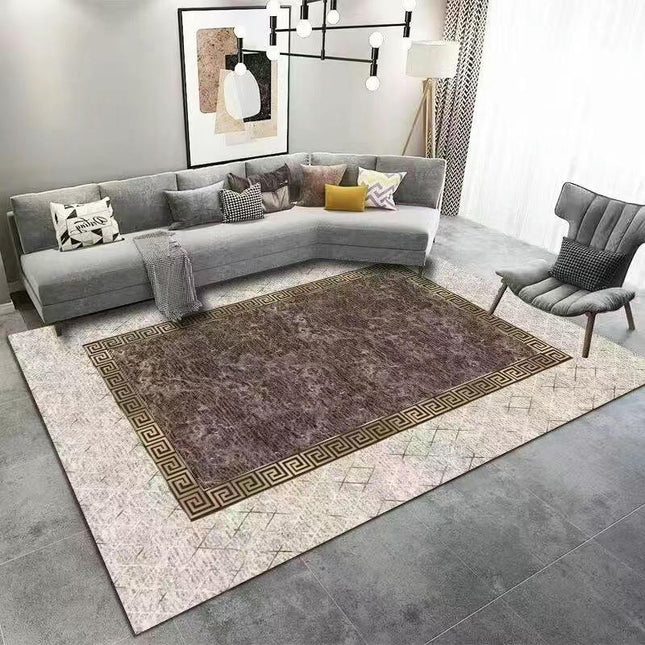 Light Luxury Large Area Rugs for Living Room Abstract Carpets Modern Washable Carpet