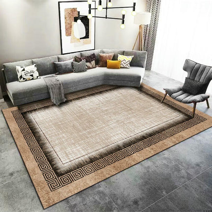 Light Luxury Large Area Rugs for Living Room Abstract Carpets Modern Washable Carpet 1