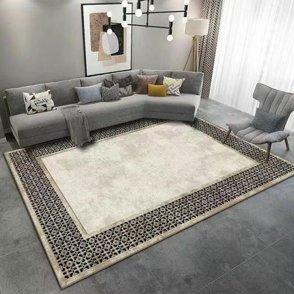 Light Luxury Large Area Rugs for Living Room Abstract Carpets Modern Washable Carpet