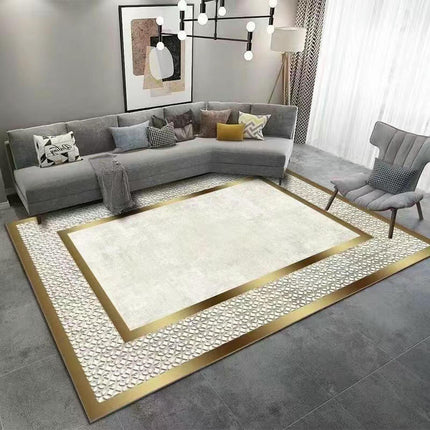 Light Luxury Large Area Rugs for Living Room Abstract Carpets Modern Washable Carpet