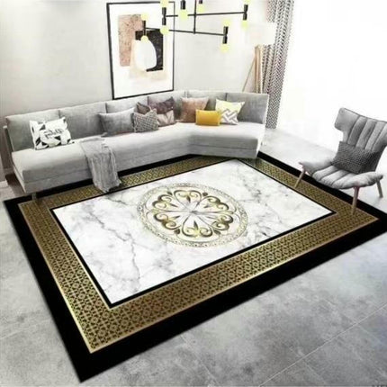 Light Luxury Washable Carpet Large Area Rugs for Living Room Abstract Geometric Carpets
