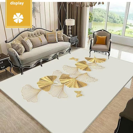 Marble Area Rugs for Living Room, Modern Rug for Bedroom Washable Rug, Large Carpet 1