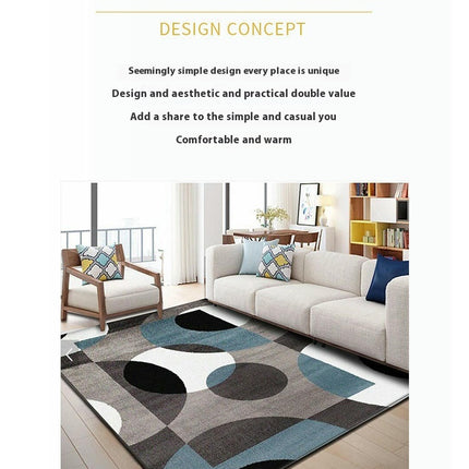 Marble Area Rugs for Living Room Geometric Rug Indoor Rug Non Slip Carpets for Bedroom 1