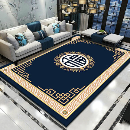 Chinese Style Area Rugs for Living Room Indoor Rug Non Slip Carpets for Bedroom