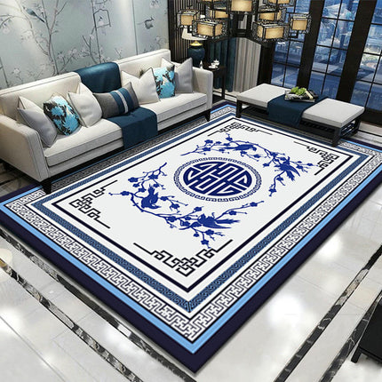 Chinese Style Area Rugs for Living Room Indoor Rug Non Slip Carpets for Bedroom