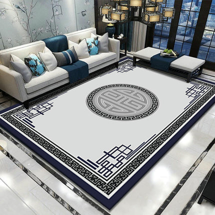 Chinese Style Area Rugs for Living Room Indoor Rug Non Slip Carpets for Bedroom