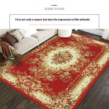 European Style Area Rugs for Living Room Indoor Rug Non Slip Carpets for Bedroom