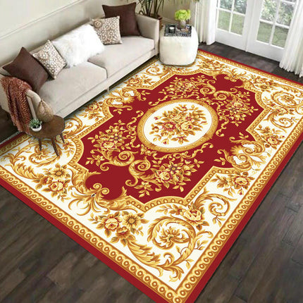 European Style Area Rugs for Living Room Indoor Rug Non Slip Carpets for Bedroom