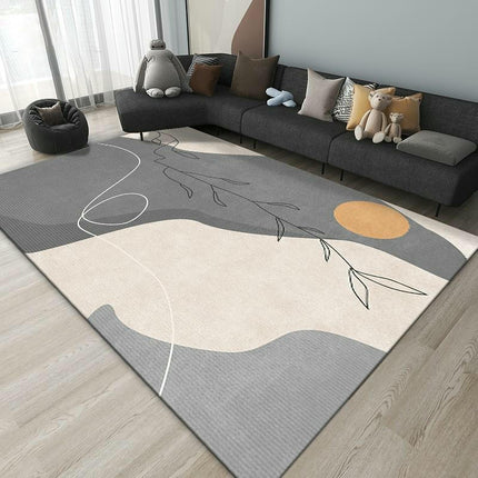 Geometric Line Large Washable Rugs for Living Room Modern Area Rug Soft Rugs for Bedroom 1