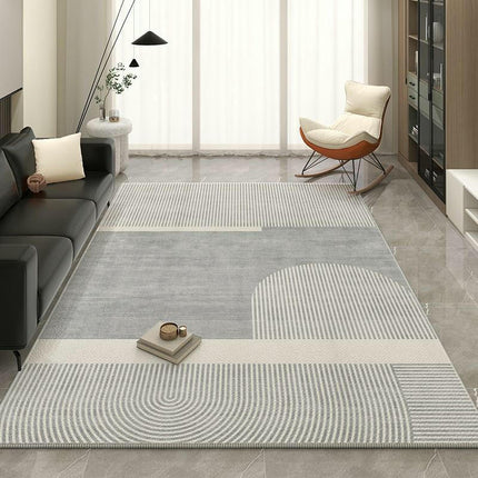 Geometric Line Large Washable Rugs for Living Room Modern Area Rug Soft Rugs for Bedroom