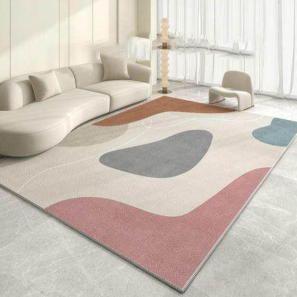 Geometric Line Large Washable Rugs for Living Room Modern Area Rug Soft Rugs for Bedroom