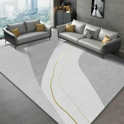 Geometric Line Large Washable Rugs for Living Room Modern Area Rug Soft Rugs for Bedroom