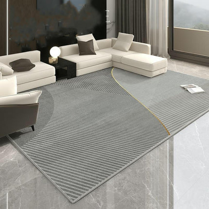 Geometric Line Large Washable Rugs for Living Room Modern Area Rug Soft Rugs for Bedroom