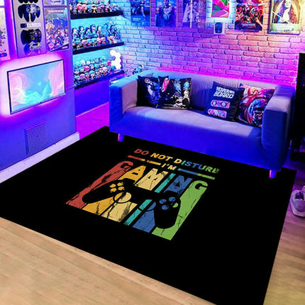 Gaming Area Rug Living Room Rugs Game Room Decor Carpet Modern Indoor Floor Mat