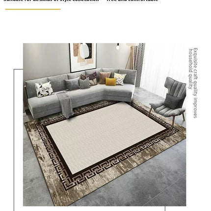Light Luxury Area Rug Rugs for Living Room Machine Washable Rug Soft Rug Room Decor