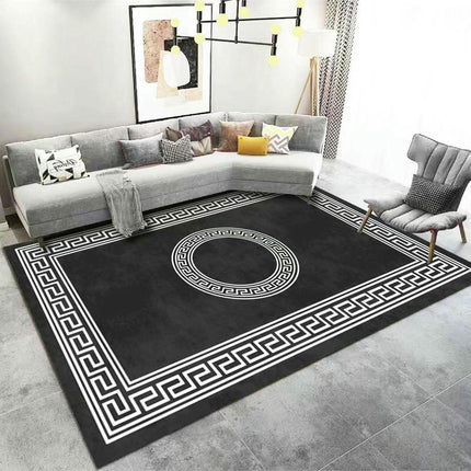 Geometric Rug Room Decor Light Luxury Area Rug Rugs for Living Room Machine Washable Rug