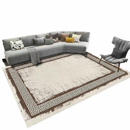 Geometric Rug Room Decor Light Luxury Area Rug Rugs for Living Room Machine Washable Rug