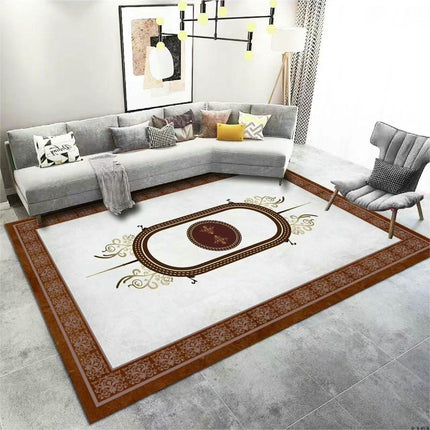 Geometric Rug Room Decor Light Luxury Area Rug Rugs for Living Room Machine Washable Rug