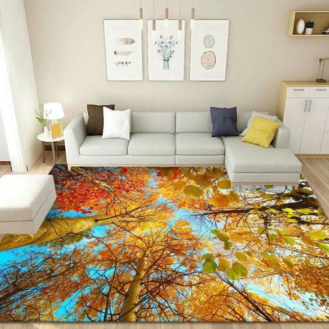 Colorful Rugs for Living Room Bedroom, Washable Area Rug Carpet for Home Decor, Non Slip Low Pile Rug 1