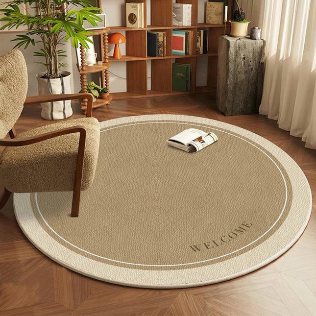 Round Rugs Simple Area Rug for Bedroom Modern Large Rug Living Room Rug Home Decor