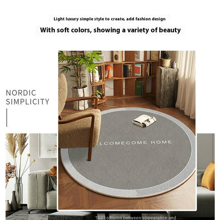 Round Rugs Simple Area Rug for Bedroom Modern Large Rug Living Room Rug Home Decor