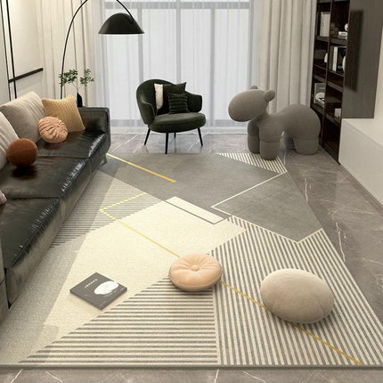 Simple Area Rug Decor Carpet Soft Carpets Geometric Modern Area Rugs for Living Room Rug And Carpet