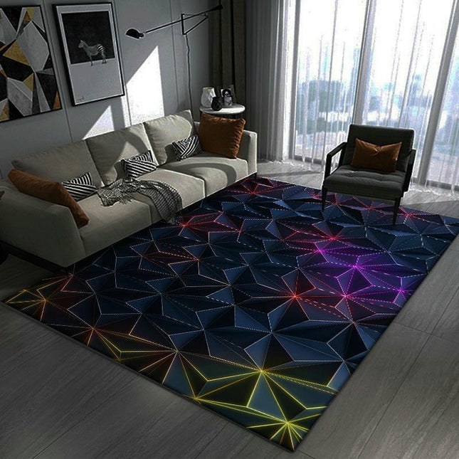 Modern Geometric Area Rugs for Living Room 3D Soft Area Rug Decor Carpet Rug And Carpet