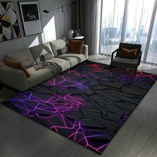 Modern Geometric Area Rugs for Living Room 3D Soft Area Rug Decor Carpet Rug And Carpet