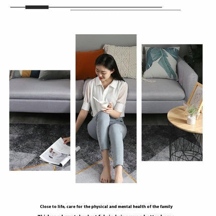 Gray Rug And Carpet Modern Geometric Area Rugs for Living Room Soft Area Rug Decor Carpet 1
