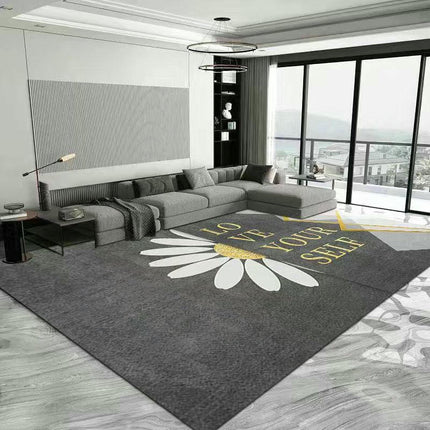 Gray Rug And Carpet Modern Geometric Area Rugs for Living Room Soft Area Rug Decor Carpet 1