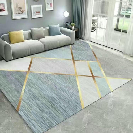Gray Rug And Carpet Modern Geometric Area Rugs for Living Room Soft Area Rug Decor Carpet 1