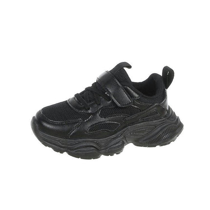 Kids Girls Running Sneakers Fashion Faux Leather Non Slip Sneakers