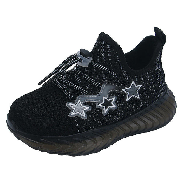 Girls Fashion Sneakers Kids Lightweight Breathable Athletic Sneakers