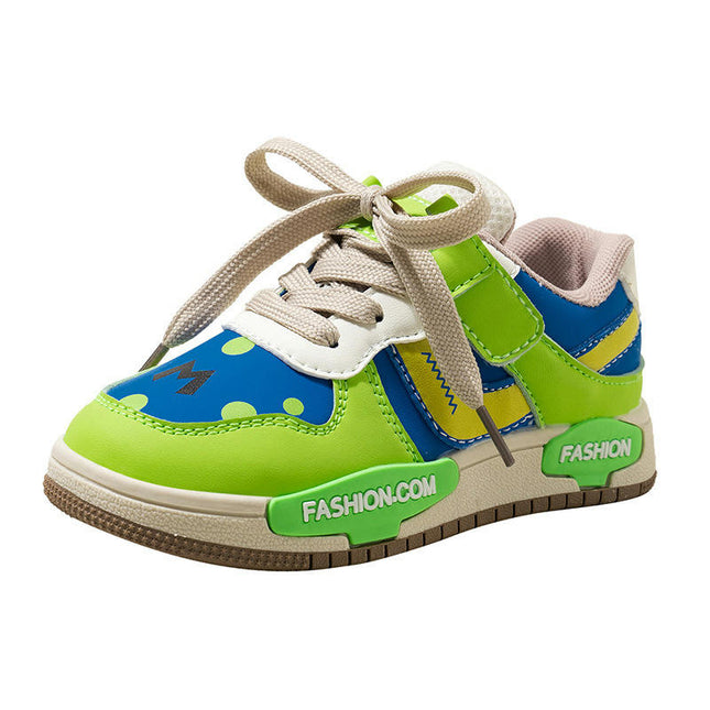 Girls Sneakers for Kids Comfortable Casual Faux Leather Sneakers