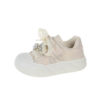 Little Kids Sneakers Fashion Classic Casual Faux Leather Sneakers