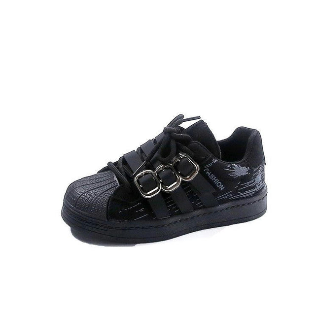 Girls Running Walking Sneakers Comfort Faux Leather Sneakers